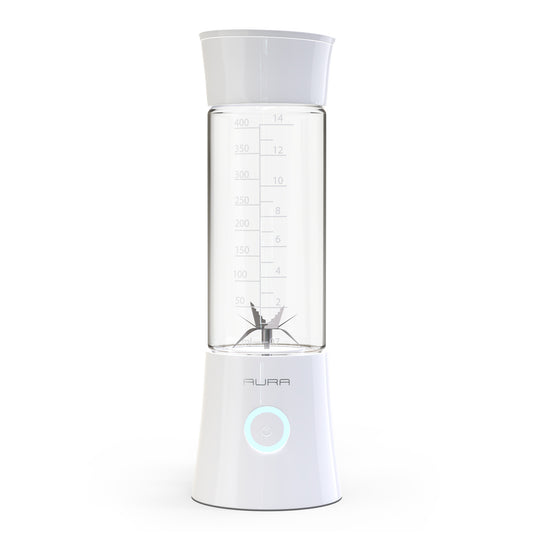 Aura Portable USB Rechargeable Blender Bottle | Smoothie Maker – Ships from USA